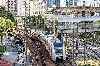 A Siemens Desiro at Bangsar