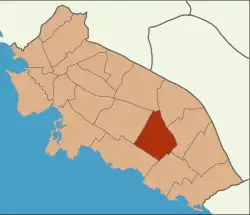 Location of Erenköy