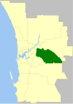 The City of Kalamunda within the Perth Metropolitan Area