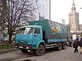 KamAZ-53215 in center of Warsaw.