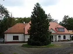 The manor house. Was built in the first half of the 19th century.