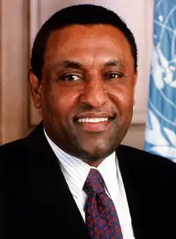 Kamil Idris (PhD 1984), prime minister of Sudan, former director-general of the World Intellectual Property Organization