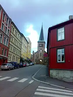 The church's location in Kampen