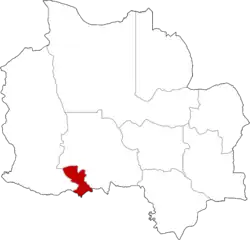 Municipality location in Kampot Province