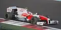 Kamui Kobayashi driving the TF109 at the 2009 Abu Dhabi Grand Prix