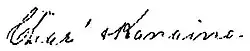 Kanaʻina II's signature