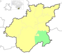 Location of Kaniava Eldership