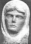 Sculpture of Dorottya Kanizsai by Iván Sándor, circa 1933