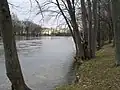 Kankakee River in flood, Momence, Illinois (January 1, 2009)