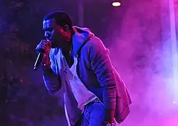 West performing at the Museum of Modern Art in New York City on May 10, 2011.