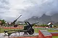 Artillery pieces at the Kargil War Memorial, Dras