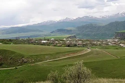 Somkheti mountains and Karmir Aghek village