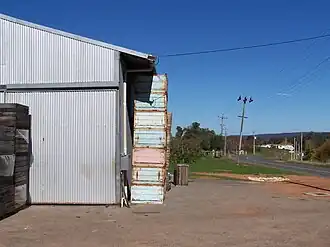 A fruit shed and orchard in Karragullen.