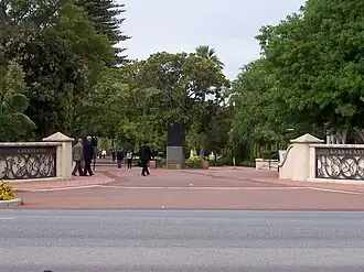 Main entrance to Karrakatta Cemetery
