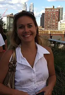 Karron Graves on the High Line in Manhattan during 2015