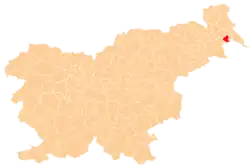 The location of the Municipality of Crensovci
