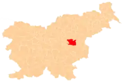 The location of the Municipality of Lasko