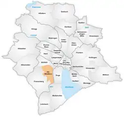 The quarter of Alt-Wiedikon in Zürich