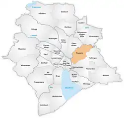 The quarter of Fluntern in Zurich