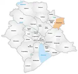 The quarter of Hirzenbach in Zürich