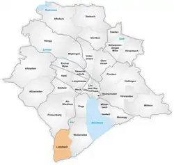 The quarter of Leimbach in Zurich