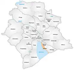 The quarter of Seefeld in Zürich