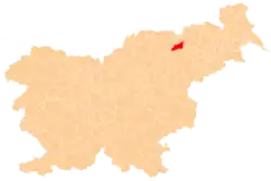 Location of Ruše Municipality