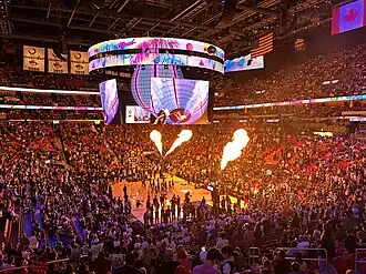 Kaseya Center prior to a Miami Heat game during the 2024–25 season.