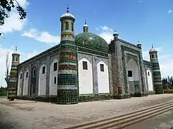 Closer view of the mausoleum