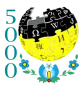 5,000 articles on the Kashubian Wikipedia (2016)
