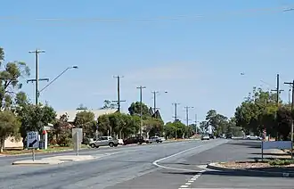 Beek St, the main street of Katamatite