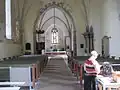 Inside view of church