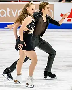 Kateřina Mrázková and Daniel Mrázek at the 2025 World Championships