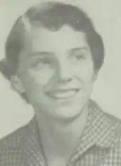 Photograph of Kathy Karpan in 1960