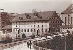 Former granary in Zürich, Switzerland, 1897