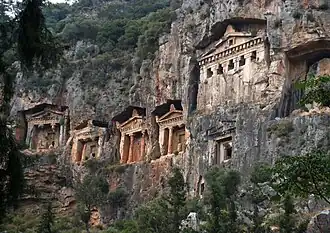 Kaunos Rock Tomb in Dalyan, Muğla