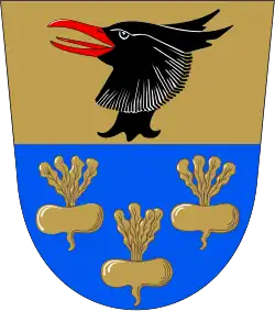 Turnips in the coat of arms of Kauvatsa