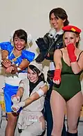 Group cosplay of characters from Street Fighter games at the 2010 Kawaii Kon