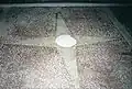 A star of Shamash on the floor of a large hall