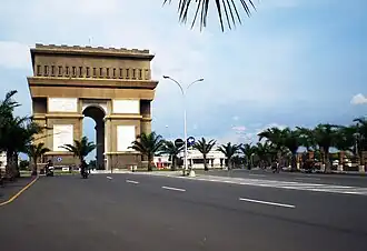 Simpang Lima Gumul Monument in Kediri, Indonesia