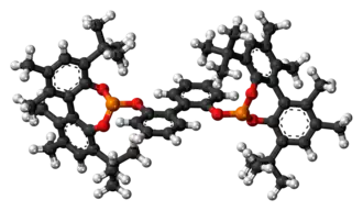 Ball-and-stick model of the kelliphite molecule