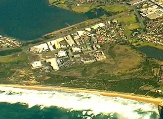 Aerial view from east