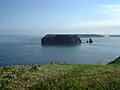 Kenbokki Island (in the background) from Cape Azechi.