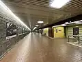 Concourse level of the station