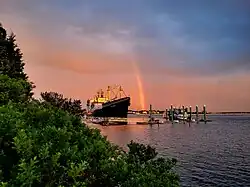 Kennedy moored at the Massachusetts Maritime Academy Pier (2021)