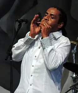 Neal performing at New Orleans Jazzfest in 2012