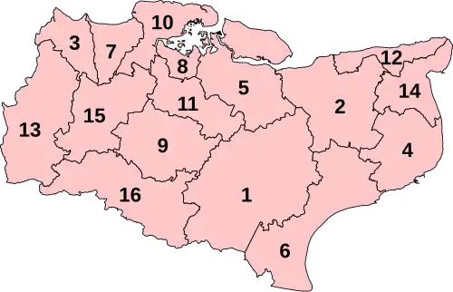 Parliamentary constituencies in Kent (1983–1997)
