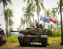 Australia Defense Force (ADF) M1A1 Abrams during exercise Keris Woomera 2024.