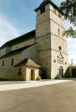 The church in Rouffiac