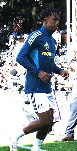 photo of the footballer Kevin at practice